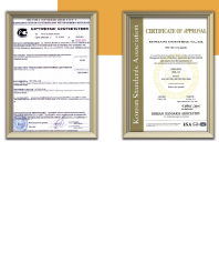 Сертификаты качества FORA alum-form system